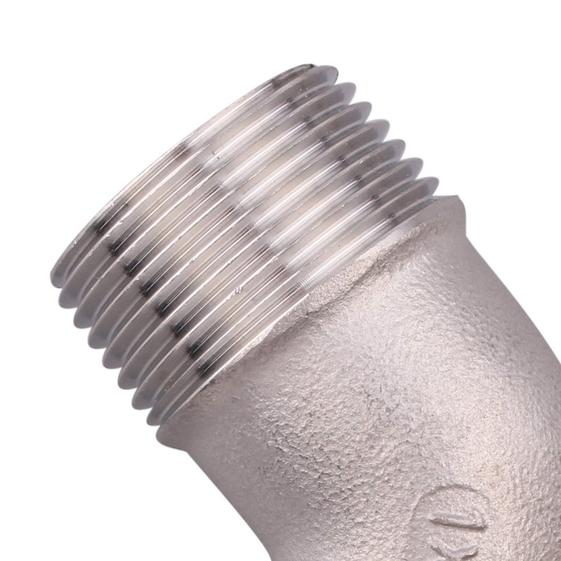DERNORD 1" Hose Barb x 1" Male NPT Stainless Steel 90 Degree Elbow- Home Brew Pipe Fitting - Image 4